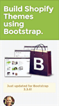 Mobile Screenshot of bootstrapforshopify.com